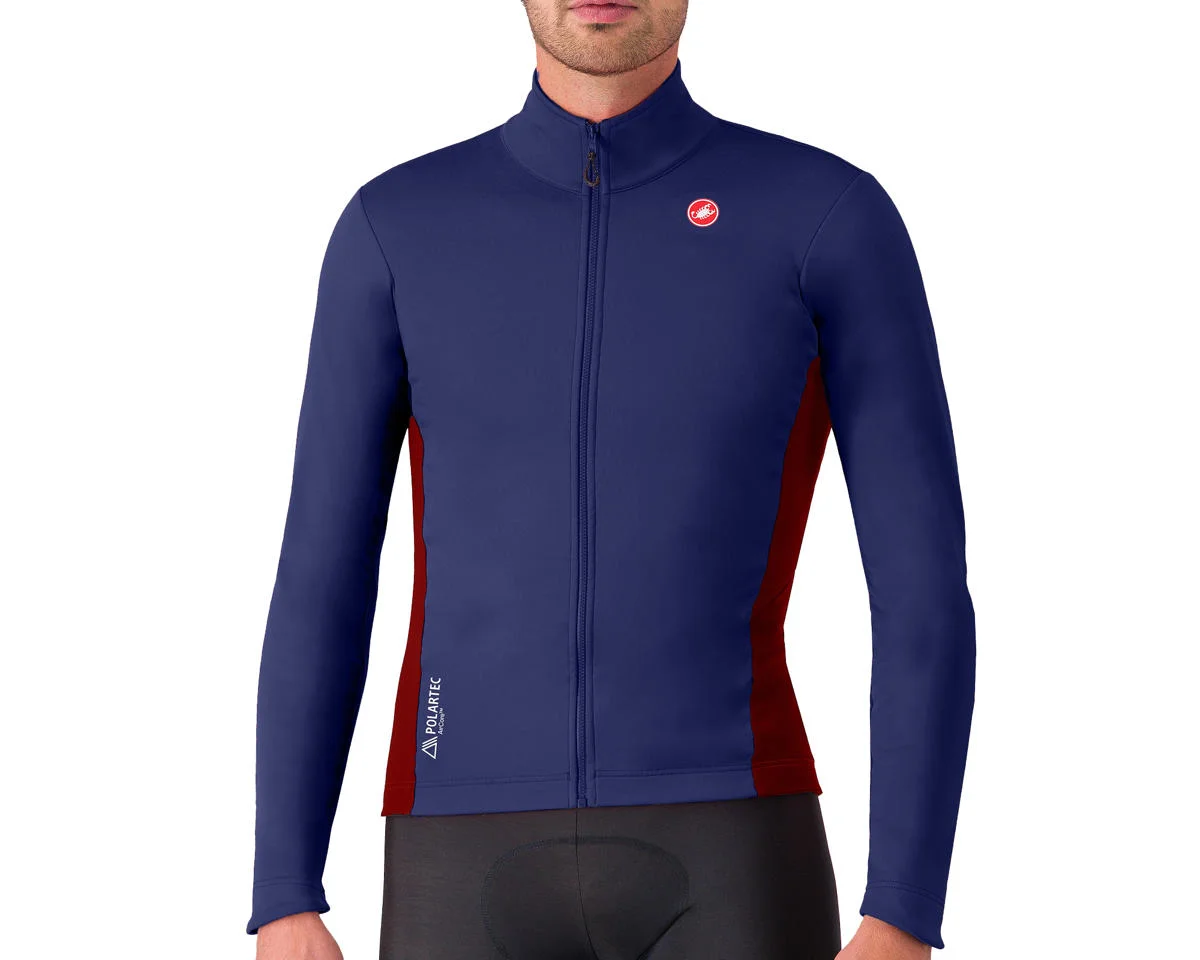 Castelli Entrata 2 Jacket (Belgian Blue/Bordeaux) (L)